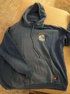 Avia Navy Pullover Hoodie with Surf Patch